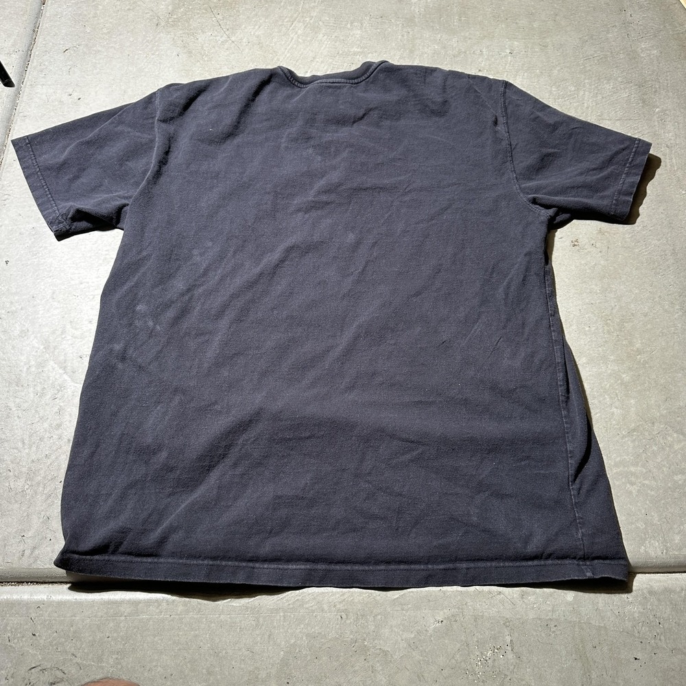 Carhartt Shirt Mens XLT Tall Black Henley Pocket Work T-Shirt Cotton K84 BLK - Picture 12 of 13